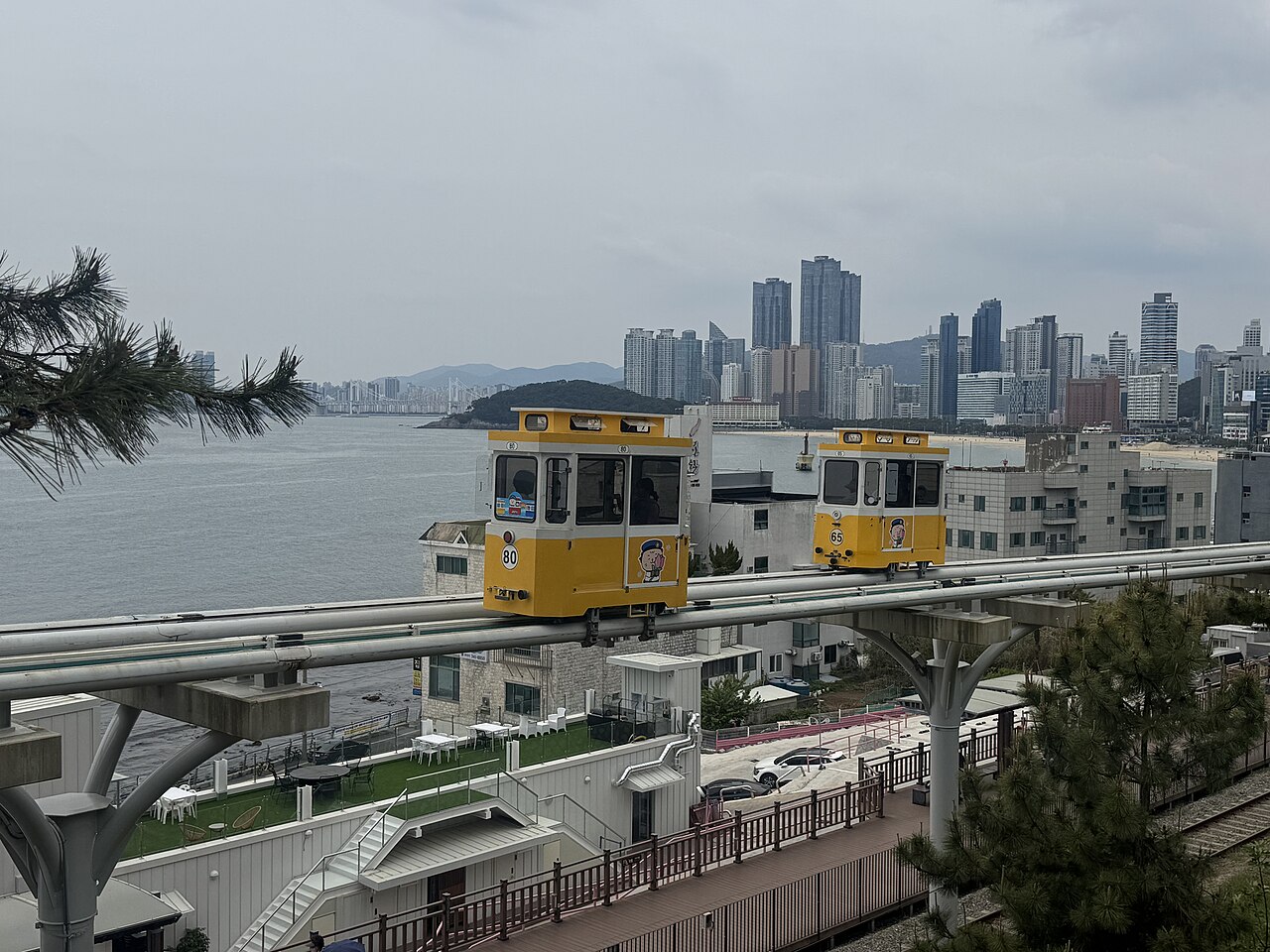 蓝线公园天空胶囊小火车