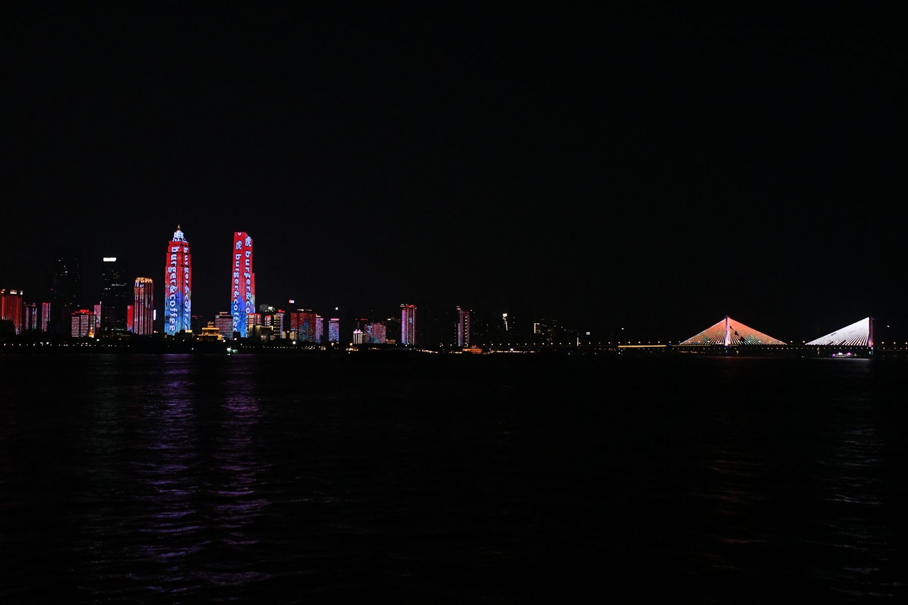 武汉长江夜景